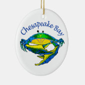 Chesapeake Bay Keramisch Ornament (Rechts)