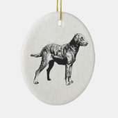 chesapeake bay-opvrager keramisch ornament (Rechts)