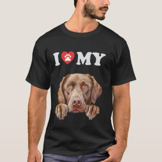 Chesapeake Bay Retriever Als ik mijn hond niet mee T-shirt