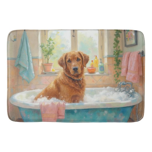Chesapeake Bay Retriever badtijd gezellige badkame Badmat (Voorkant)