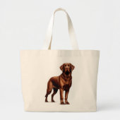 Chesapeake Bay Retriever Bag Grote Tote Bag (Voorkant)