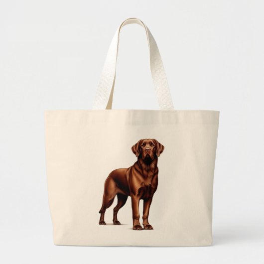 Chesapeake Bay Retriever Bag Grote Tote Bag (Voorkant)