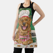 Chesapeake Bay Retriever Bakken: Feestelijke Kerst Schort (Insitu)