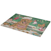 Chesapeake Bay Retriever Bakken: Feestelijke Kerst Snijplank (Hoek)