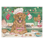 Chesapeake Bay Retriever Bakken: Feestelijke Kerst Tafelkleed (Voorkant (Horizontaal))