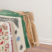 Chesapeake Bay Retriever Bakken: Feestelijke Kerst Tafelkleed (Voorbeeld)