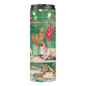 Chesapeake Bay Retriever Bakken: Feestelijke Kerst Thermosbeker (Achterkant)