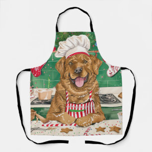 Chesapeake Bay Retriever Bakken: Festive Kerstmis Schort