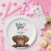 Chesapeake Bay Retriever Bruiloft Receptie Papieren Bordje (Feest)