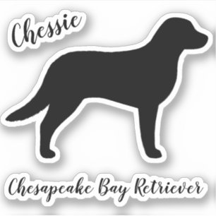Chesapeake Bay Retriever Chessie Dog Silhouette Sticker