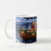 Chesapeake Bay Retriever Christmas Boat Holiday Koffiemok (Links)