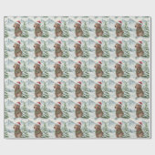 Chesapeake Bay Retriever Christmas Cadeaupapier (Vlak)