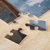 Chesapeake Bay Retriever Christmas Hunting Boat Legpuzzel (Zijkant)