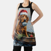 Chesapeake Bay Retriever Christmas Hunting Boat Schort (Insitu)