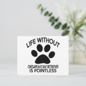 CHESAPEAKE BAY RETRIEVER DESIGN BRIEFKAART (Staand voorkant)