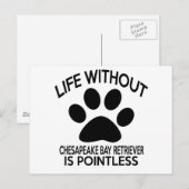CHESAPEAKE BAY RETRIEVER DESIGN BRIEFKAART (Voorkant / Achterkant)