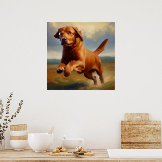 Chesapeake Bay Retriever Dog Poster (Keuken)