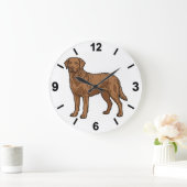 Chesapeake Bay Retriever Dog Wall Clock Decor Grote Klok (Huis)