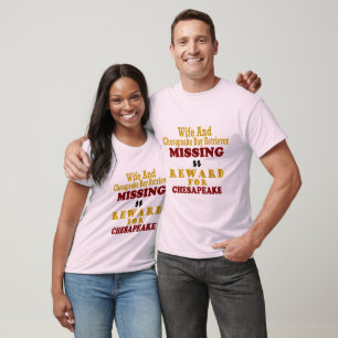 Chesapeake Bay Retriever en vrouw missen beloning  T-shirt