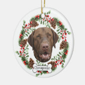 Chesapeake Bay Retriever Gepersonaliseerd Ornament (Links)