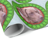 Chesapeake Bay Retriever Happy Howliday Cadeaupapier (Rol Hoek)