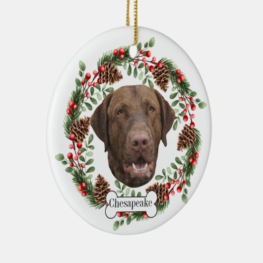 Chesapeake Bay Retriever hond Keramisch Ornament (Rechts)
