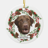 Chesapeake Bay Retriever hond Keramisch Ornament (Voorkant)