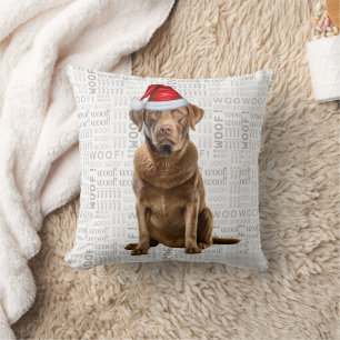 Chesapeake Bay Retriever Hond Kerstvakantie Kussen