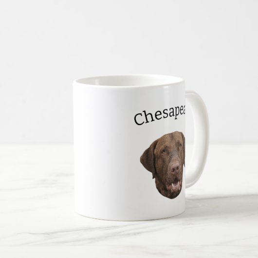 Chesapeake Bay Retriever hond Koffiemok (Voorkant rechts)