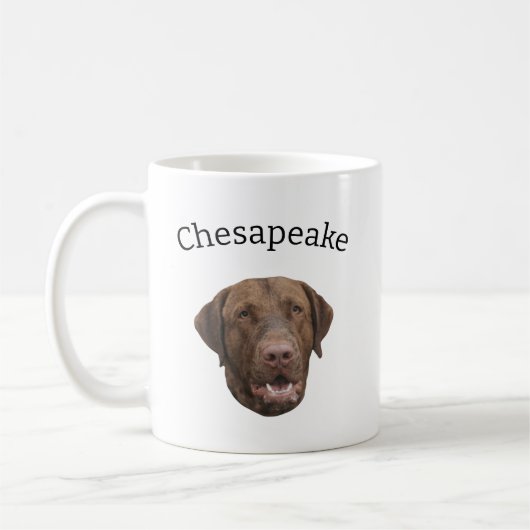 Chesapeake Bay Retriever hond Koffiemok (Links)