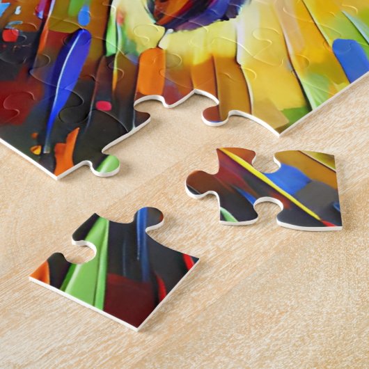 Chesapeake Bay Retriever Hond Portret Acryl Kunst Legpuzzel (Zijkant)