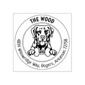 Chesapeake Bay Retriever Hond Retriever Adres Fami Rubberstempel (Afrduk)