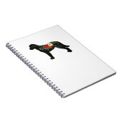 Chesapeake Bay Retriever Hondenras Bohemian Floral Notitieboek (Rechterzijde)