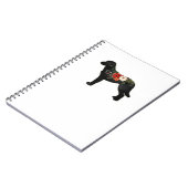 Chesapeake Bay Retriever Hondenras Bohemian Floral Notitieboek (Linkerzijde)