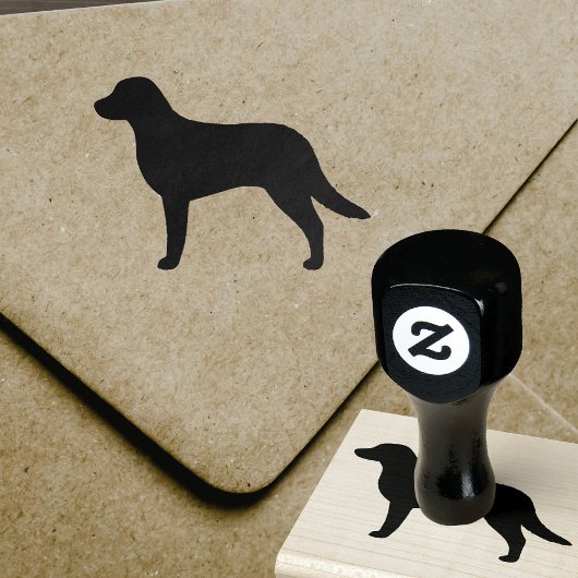 Chesapeake Bay Retriever Hondenras Silhouet Rubberstempel