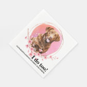 Chesapeake Bay Retriever Ik doe ook bruiloftsserve Servet (Hoek)