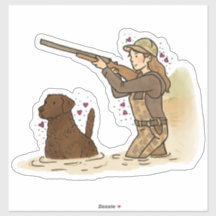 Chesapeake Bay Retriever Jacht Auto Sticker