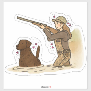 Chesapeake Bay Retriever Jacht Auto Sticker