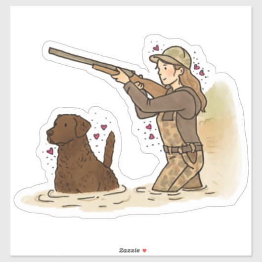 Chesapeake Bay Retriever Jacht Auto Sticker (Vel)