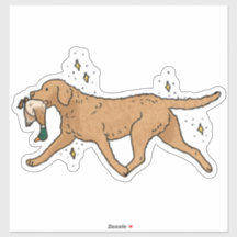 Chesapeake Bay Retriever Jacht Auto Sticker