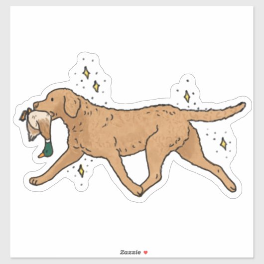 Chesapeake Bay Retriever Jacht Auto Sticker (Vel)