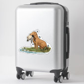 Chesapeake Bay Retriever Jacht Auto Sticker (Koffer)