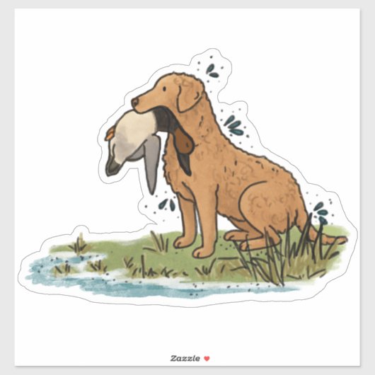 Chesapeake Bay Retriever Jacht Auto Sticker (Vel)