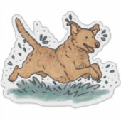 Chesapeake Bay Retriever Jacht Auto Sticker (Voorkant)