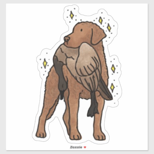Chesapeake Bay Retriever Jacht Auto Sticker (Vel)