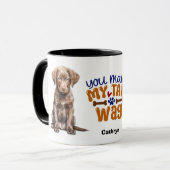 Chesapeake Bay Retriever Je maakt mijn staart wag Mok (Voorkant links)