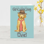 Chesapeake Bay Retriever Kaart (Gele Bloem)