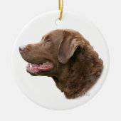 Chesapeake Bay Retriever Keramisch Ornament (Voorkant)