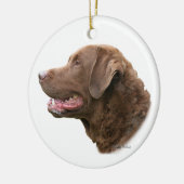 Chesapeake Bay Retriever Keramisch Ornament (Links)