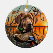  Chesapeake Bay Retriever Keramisch Ornament (Voorkant)